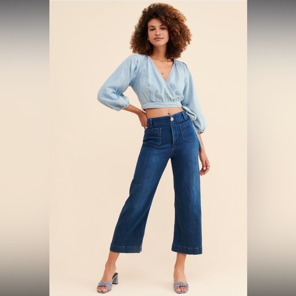 Pilcro The Skipper Wide-leg Jeans
